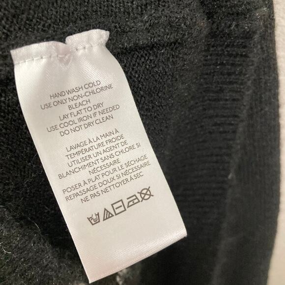 Anthropologie Flat White Stars Longline Cardigan - Black - Small - Picture 4 of 7